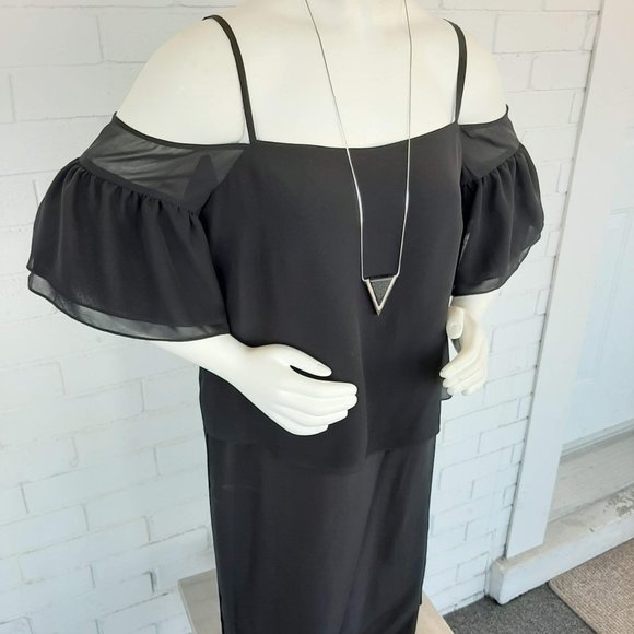 💣NWOT ALL SAINTS Ruffle Dress - Picture 6 of 11